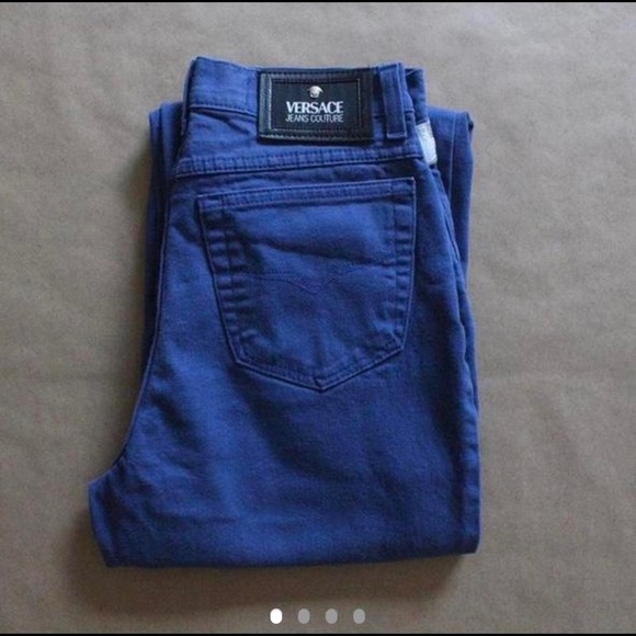 Versace High Rise Straight Leg Pants - Picture 3 of 6